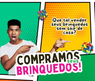 Compramos seus brinquedos