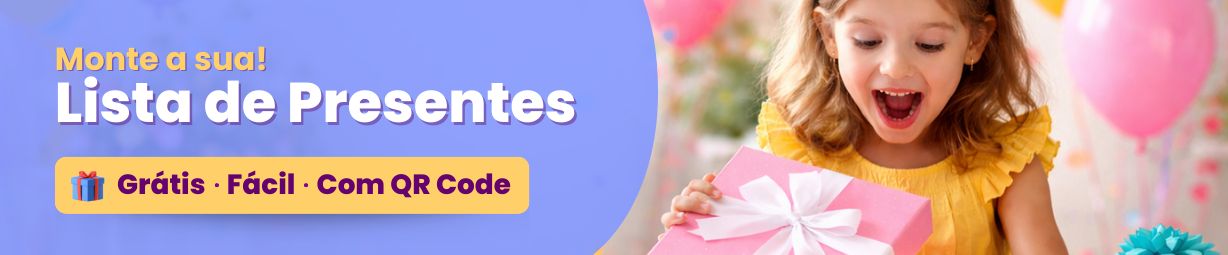 Crie sua lista de presentes