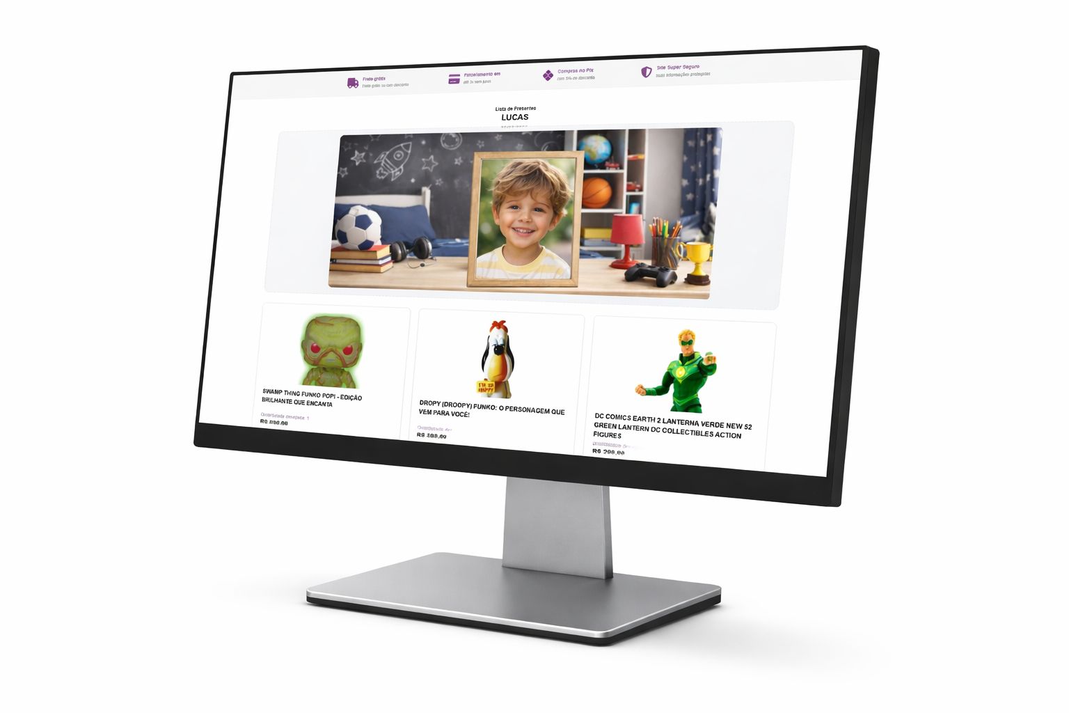 Menino Lista de Presentes