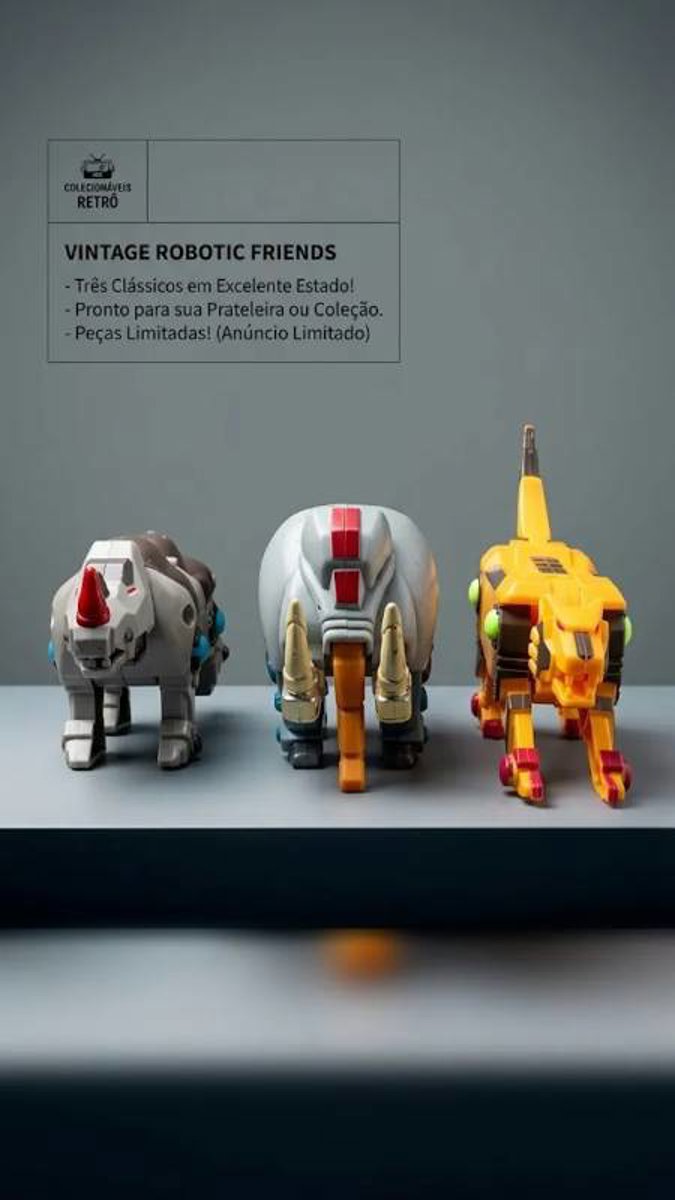 Action Figures - Robôs Mighty Morphin Power Rangers