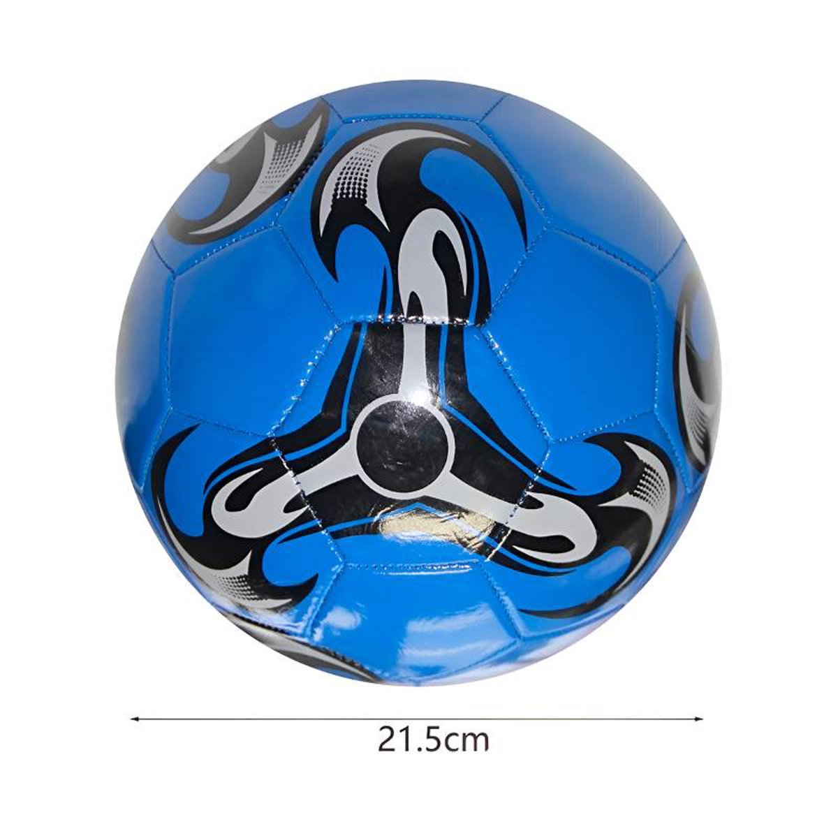 Bola de Futebol Tamanho 5 Campo Grama Sintético Esporte Cor: Azul