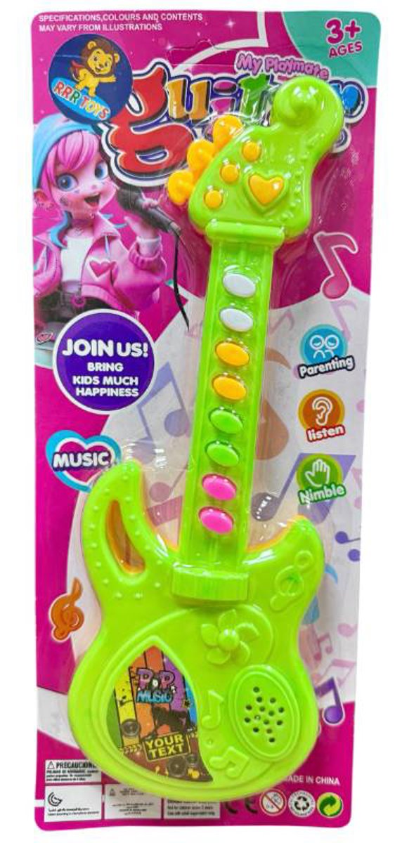 BRINQUEDO GUITARRA MUSICAL, À PILHA