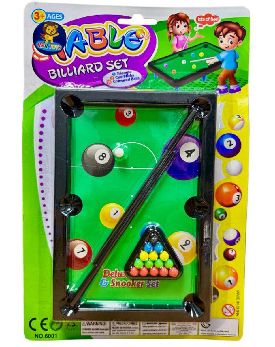 BRINQUEDO MINI SINUCA, DE PLÁSTICO