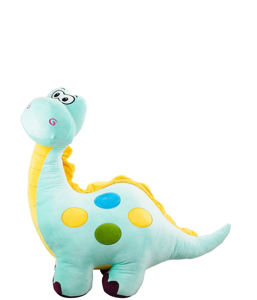 Dinossauro de Pelúcia Azul Pescoçudo 85 cm 