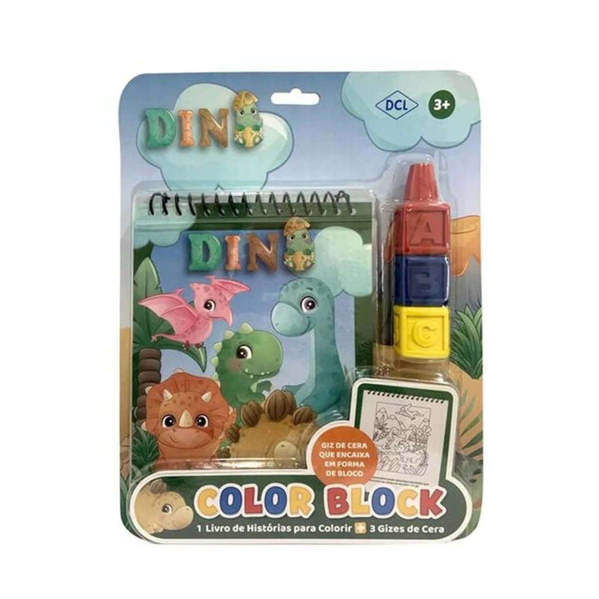 COLOR BLOCK – DINOSSAUROS 