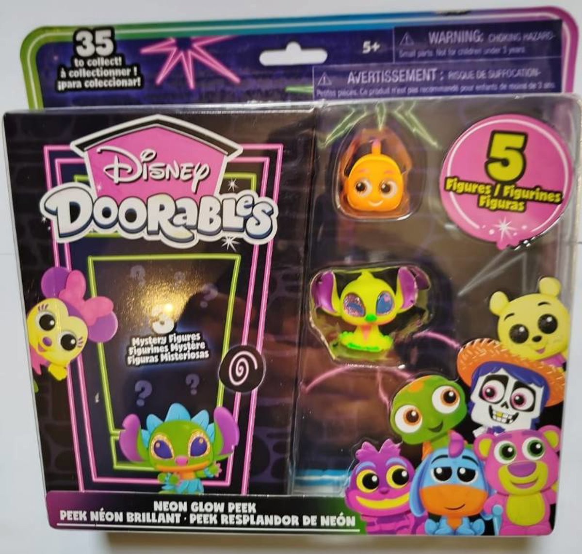 Disney Doorables Neon Glow Peek