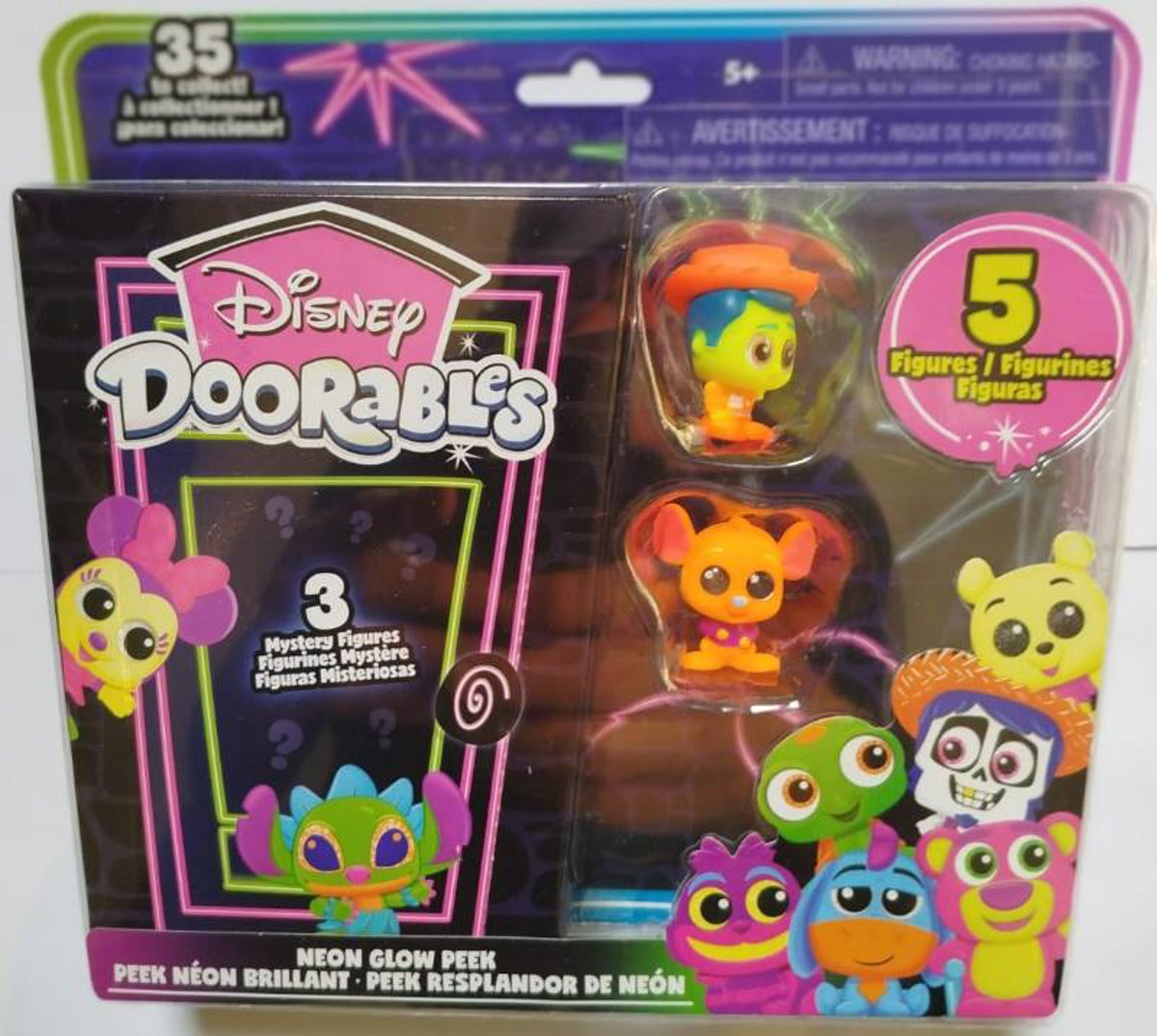 Disney Doorables Neon Glow Peek