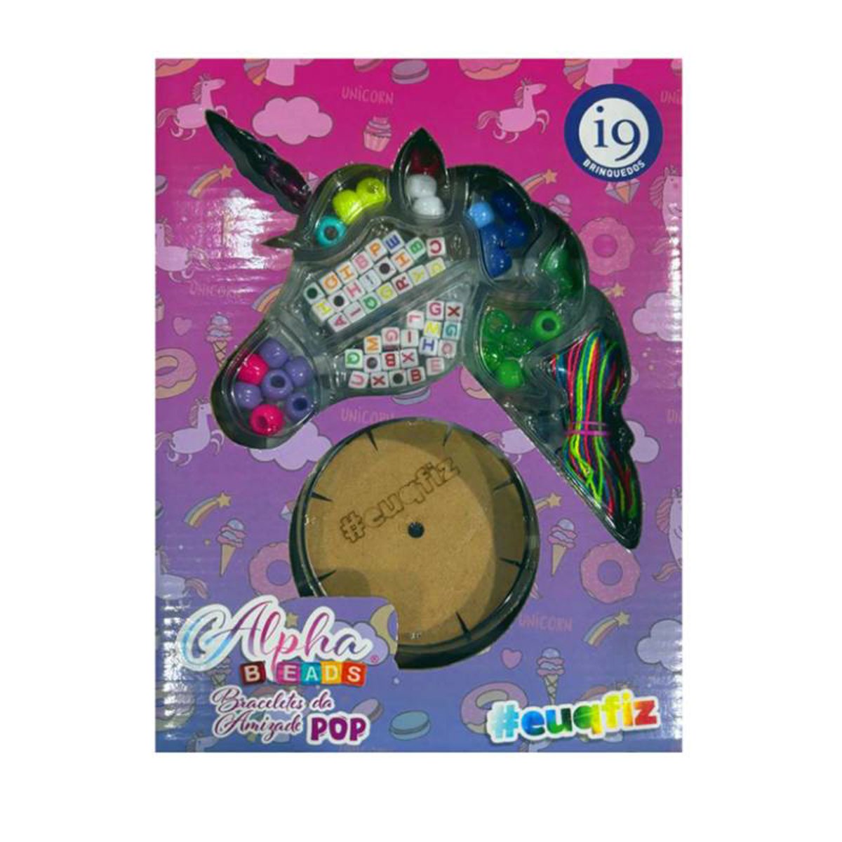 EUQFIZ POP ALPHA BEADS BRACELETE DA AMIZADE