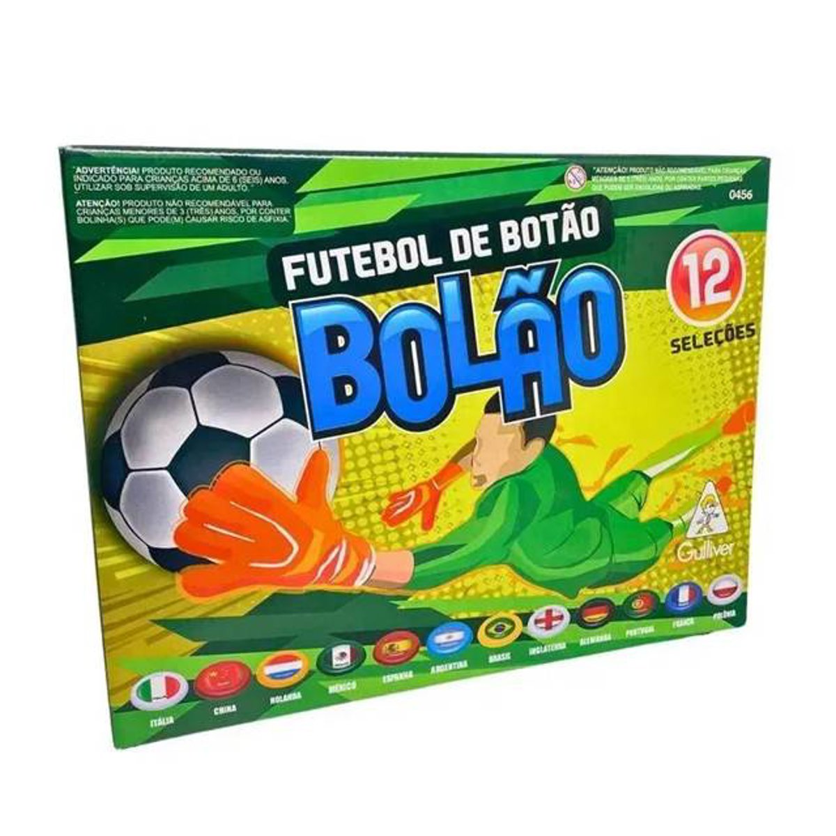     Futebol De Botão 12 Seleçês - Gulliver
