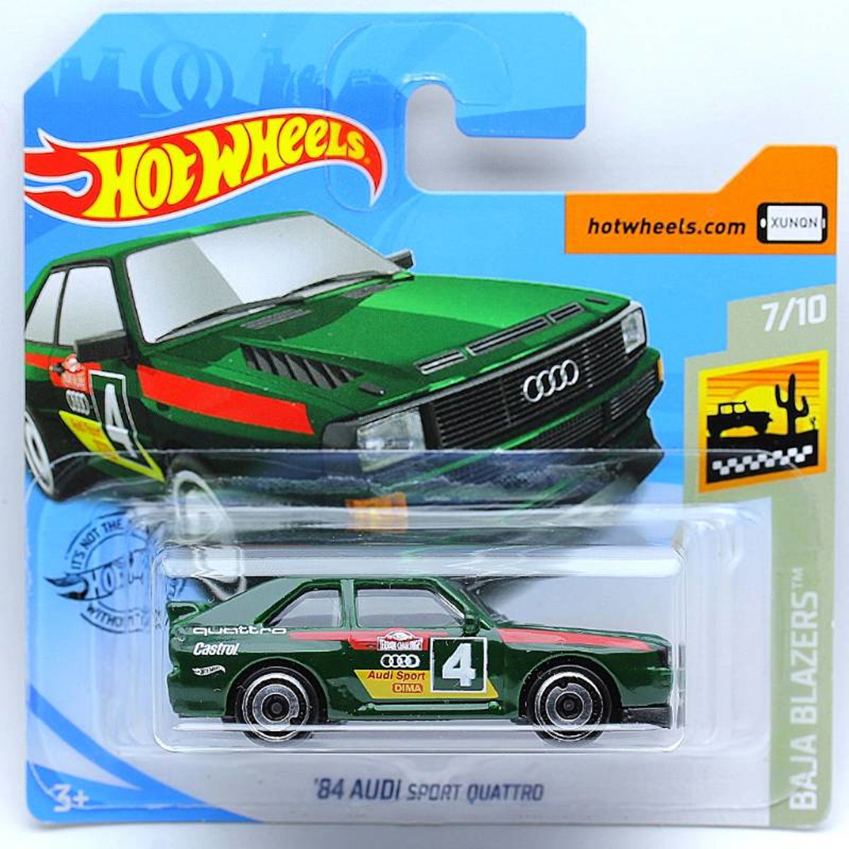 Hot Wheels 84' Audi Sport Quattro - Baja Blazers 2018