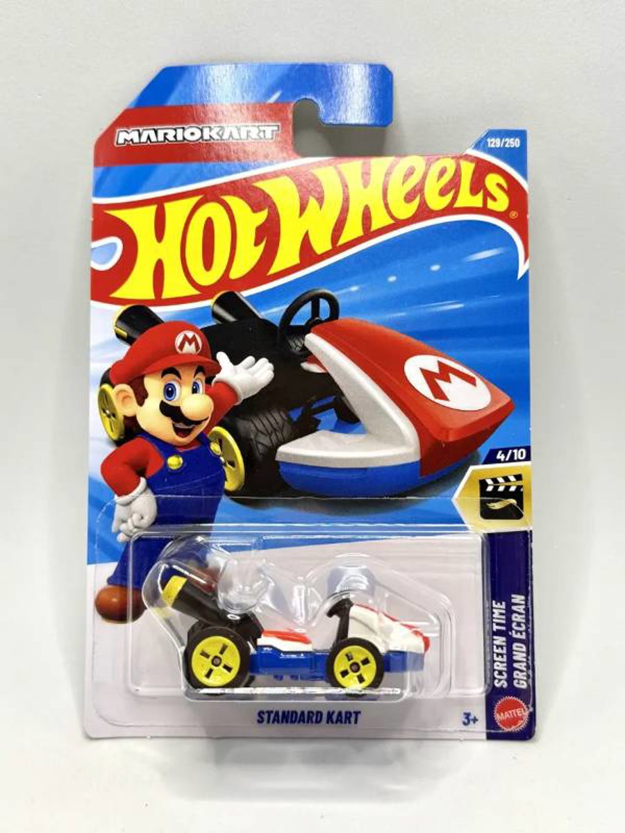 Hot Wheels Mario Kart Standard Branco 2026g Miniatura Screen