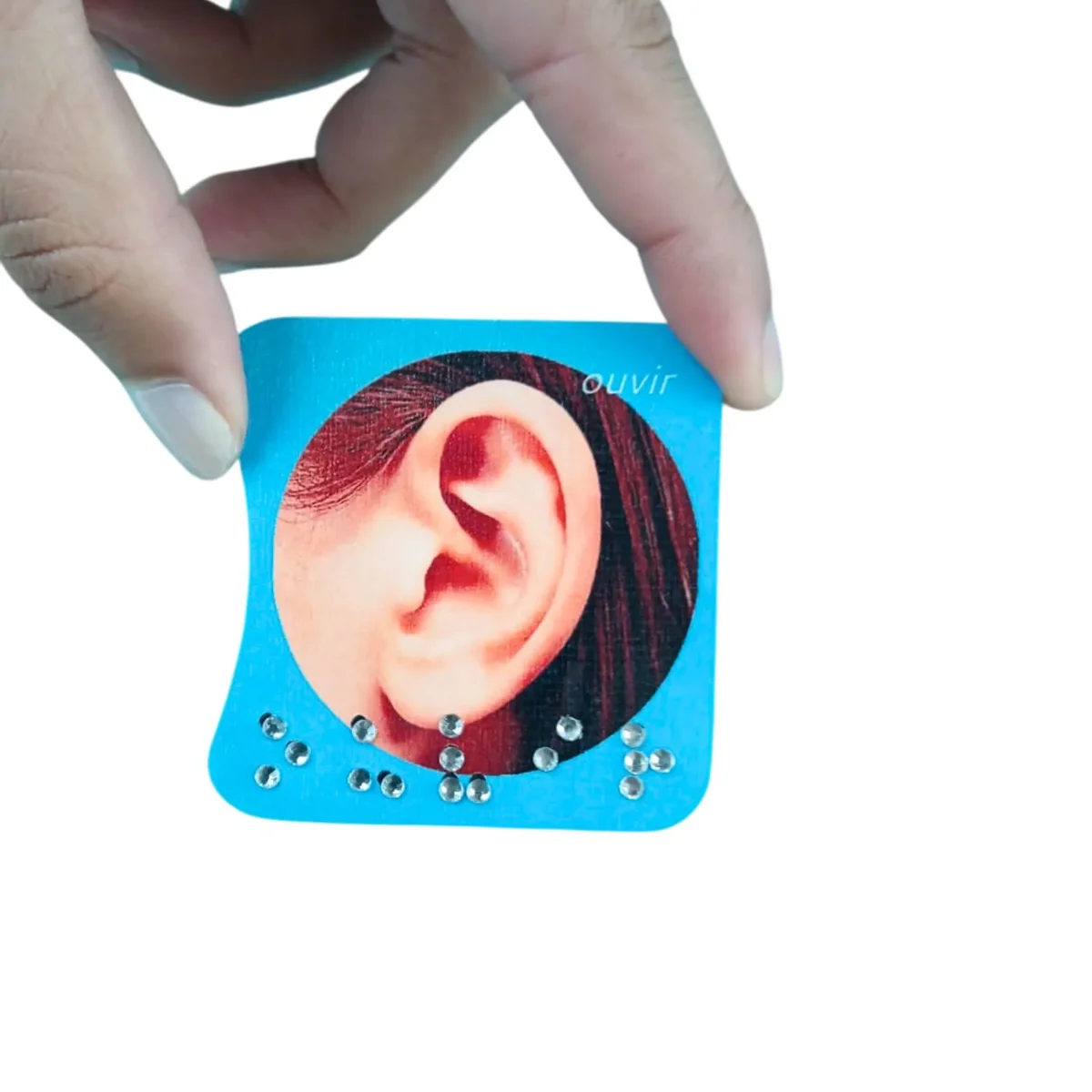 Jogo da memória inclusivo meus sentidos em Braile 5 pares