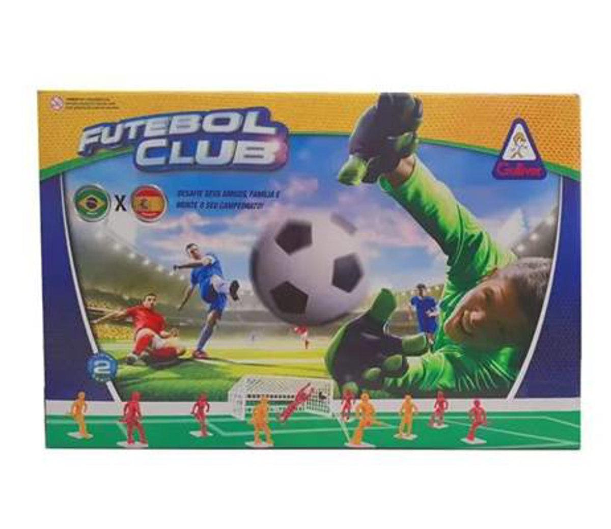 Jogo de Futebol de Botão - Bolão - 6 Times - Gulliver