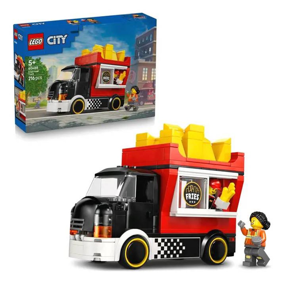 LEGO City 60488 – Food Truck de Batatas Fritas – 216 Peças