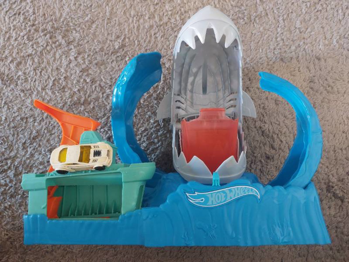 Pista Hot Wheels City - Robô Tubarão