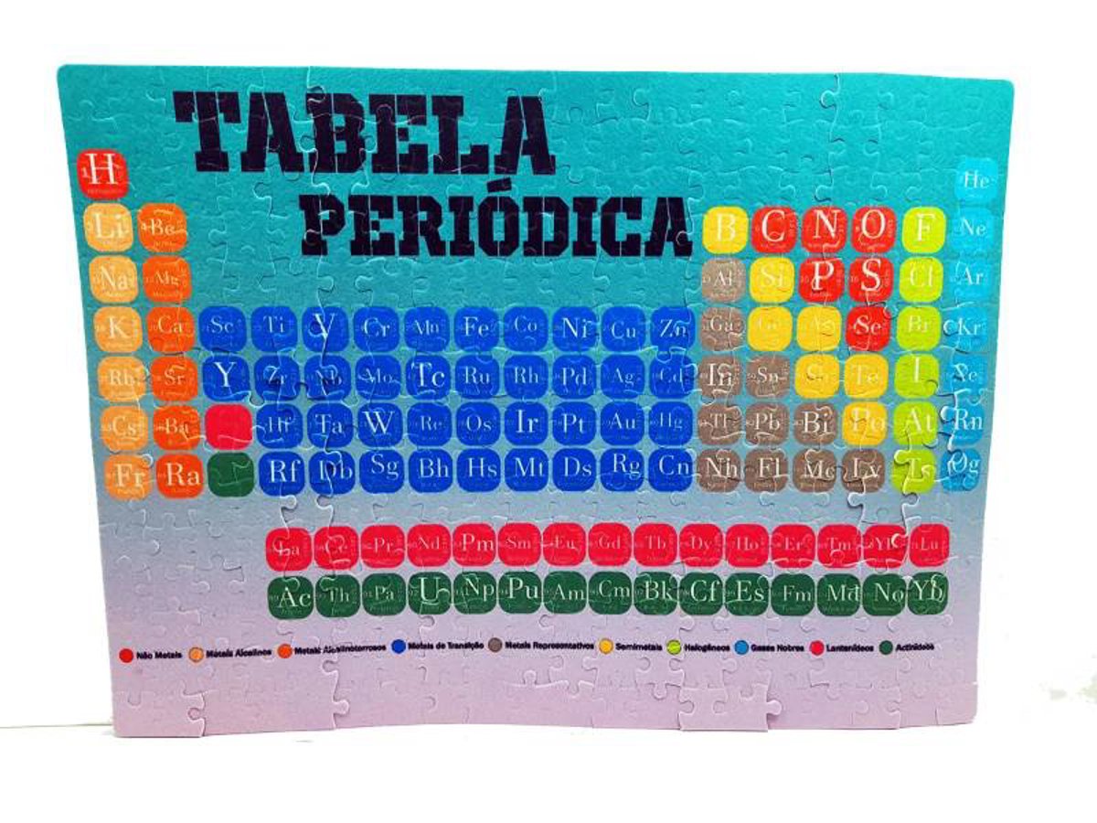 Quebra cabeça Tabela periódica 300 peças