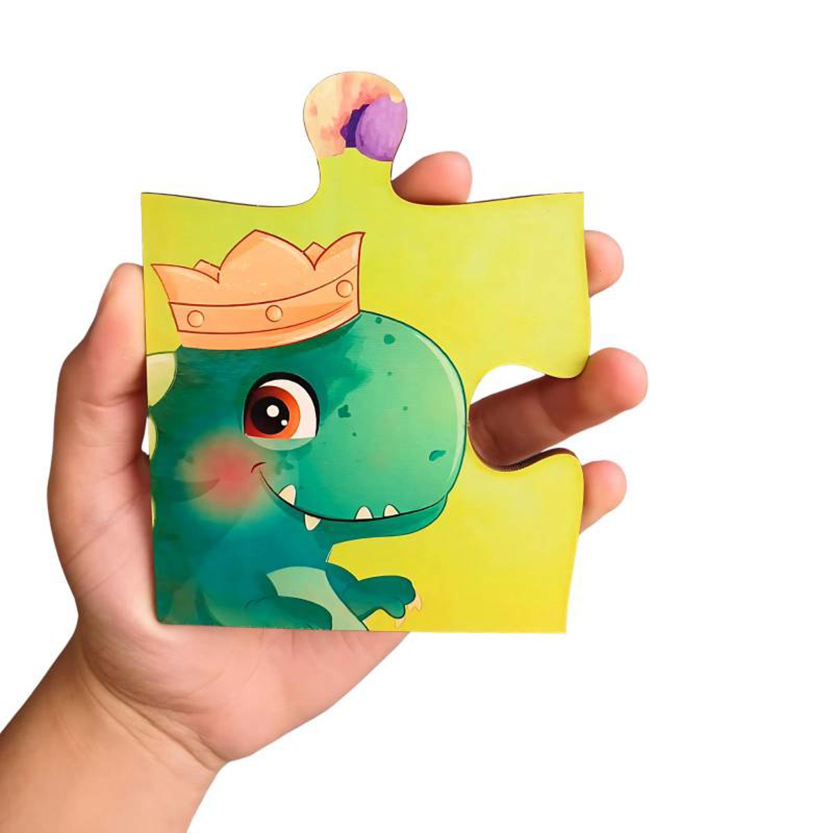 Quebra-cabeças infantil Dinossauros  Fofos de 12 peças grandes para crianças