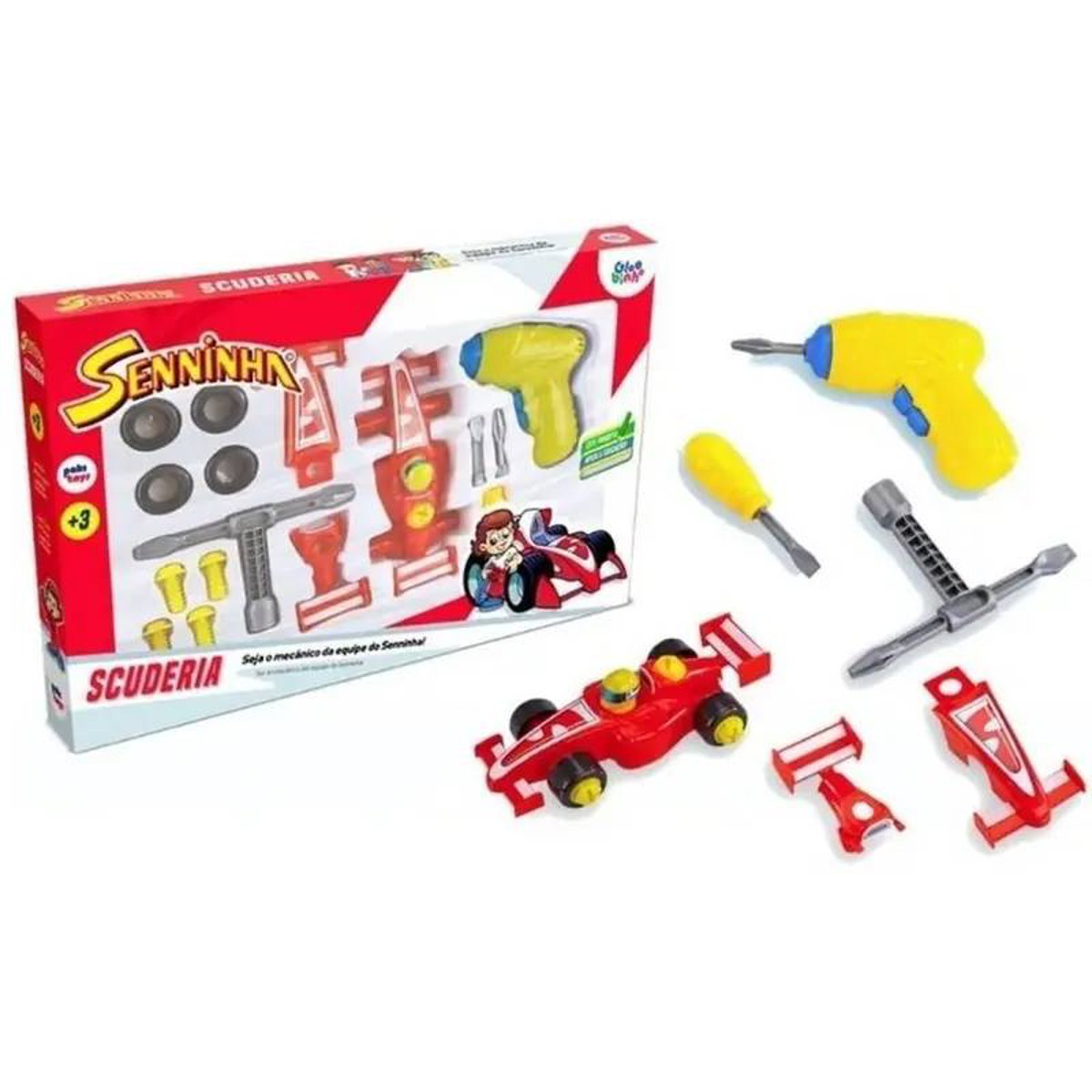 Carrinho Scuderia F1 Senninha