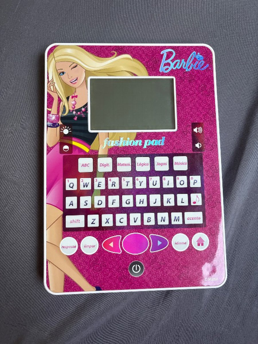 tablet de brinquedo Barbie 